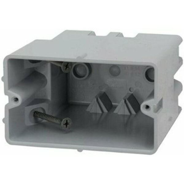 Madison Electric Electrical Box, 22.5 cu in, Device Box, 1 Gang, PVC, Rectangular MSBHZ
